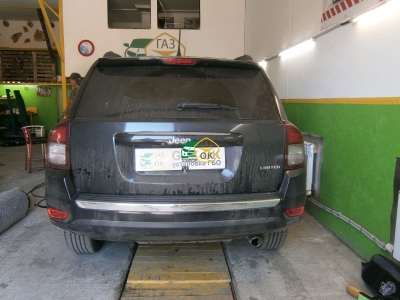 Установка ГБО на авто Jeep Compass газ на машину Gaz Ok Газ ОК Киев